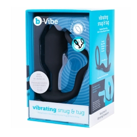 Вибропробка с кольцом b-Vibe Snug &amp; Tug