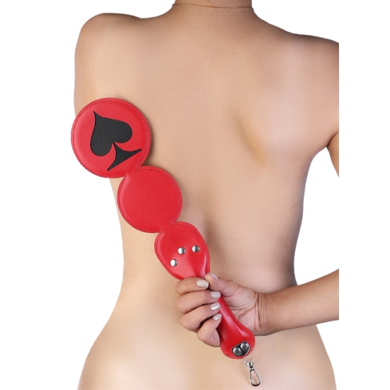 Шлепалка с плагом "Пики" Lovetoy